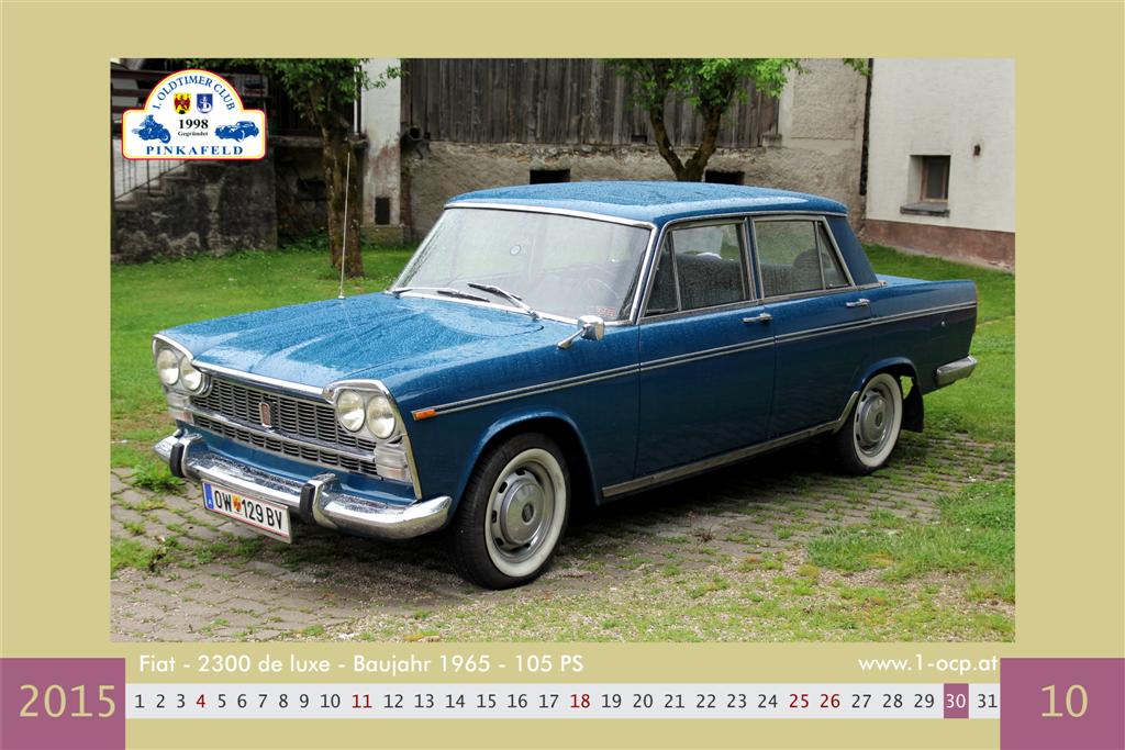 Oldtimerkalender 2015